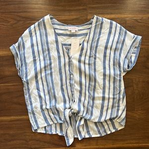 VIXBE Front Tie Top Size S